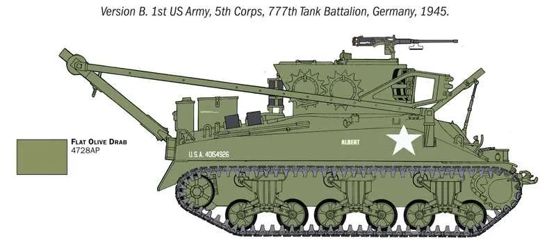 M32B1 ARMORED RECOVERY VEHICLE (Italeri 1:35)