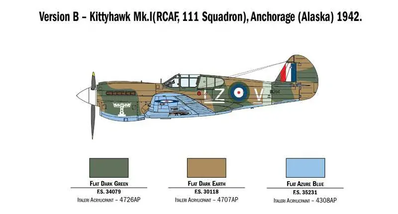 P-40E-K Kittyhawk (Italeri 1:48) 