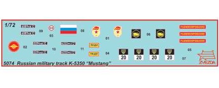 Kamaz Mustang Truck (Zvezda 1:72)