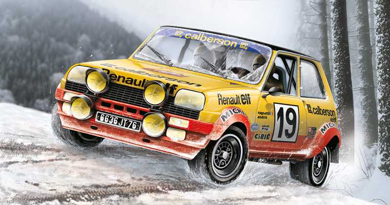 RENAULT R5 ALPINE RALLY (Italeri 1:24)