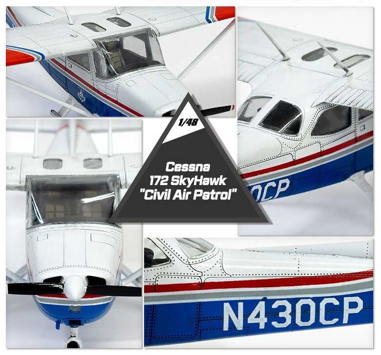 CESSNA 172 SKYHAWK CIVIL AIR PATROL (1:48)