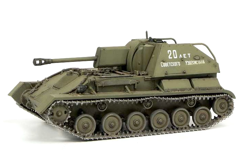 Soviet self-propelled gun SU-76M (1:72)