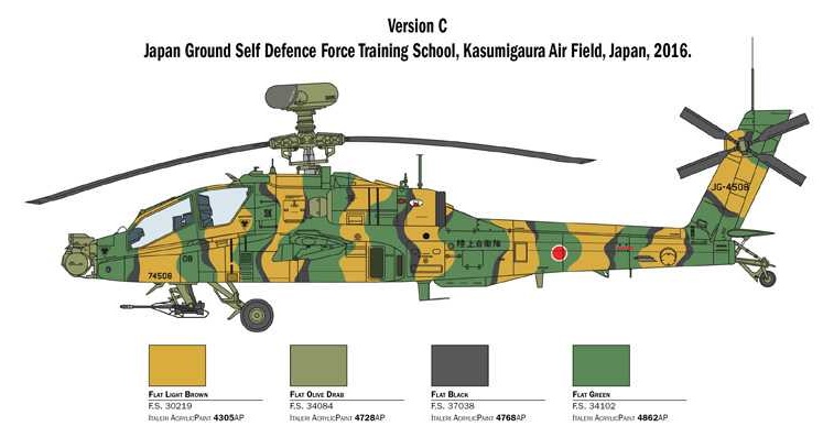 AH-64D LONGBOW APACHE (Italeri 1:48)