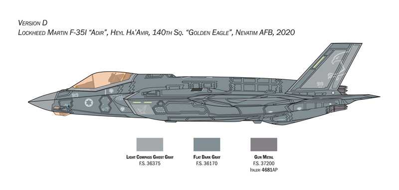F-35A Lightning II (Beast Mode) (Italeri 1:72)
