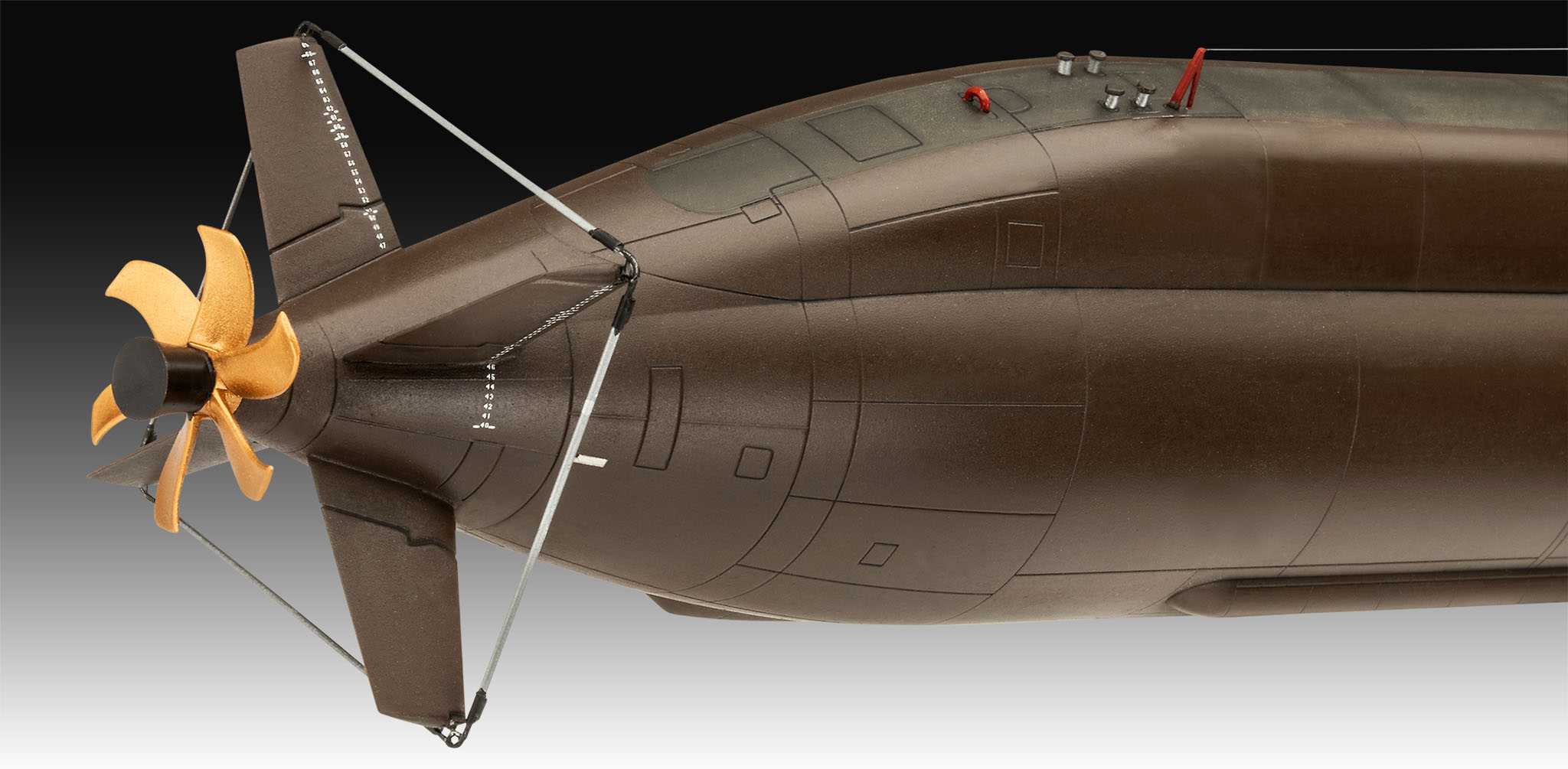 ModelKit ponorky - 70 Years Bundeswehr:Wilhelm Bauer,Type 206A,Class2 (1:144)