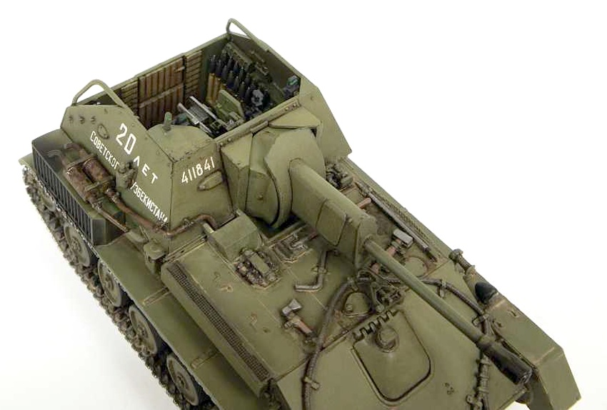 Soviet self-propelled gun SU-76M (1:72)
