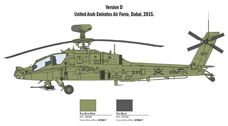 AH-64D LONGBOW APACHE (Italeri 1:48)