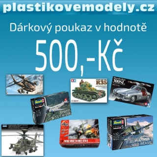 Dárkový poukaz v hodnotě 500,-Kč