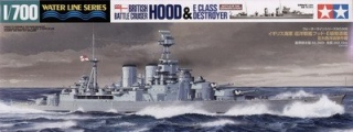 Tamiya Model lodi 31806 - Hood & E Class Destroyer (Tamiya 1:700)