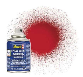 Barva ve spreji - 34134 lesklá ferrari červená (Ferrari red gloss)(Revell 100ml)