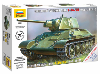 Tank T-34/76 (Zvezda 1:72)