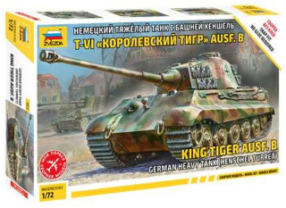 Sd.Kfz. 182 King Tiger Henschel (Zvezda 1:72)