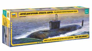 Nuclear Submarine Yury Dolgorukiy (Zvezda 1:350) 