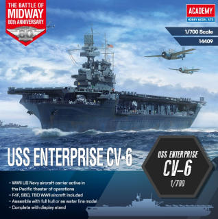 USS Enterprise CV-6 "Batte of Midway" (Academy 1:700)