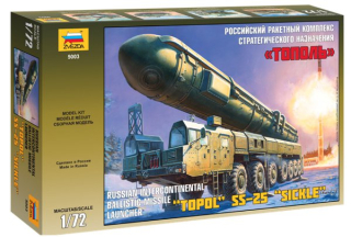 Ballistic Missile Launcher "Topol" (Zvezda 1:72)