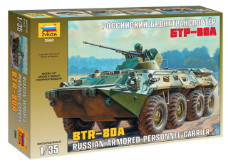 BTR-80A Russian Personnel Carrier (Zvezda 1:35) 