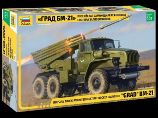 BM-21 Grad Rocket Launcher (Zvezda 1:35) 