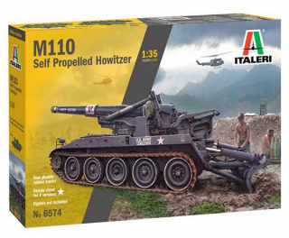 Samohybná houfnice M-110 (Italeri 1:35) 