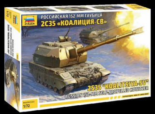 2S35 Koalitsiya-SV Self Propelled Howitzer (Zvezda 1:72) 