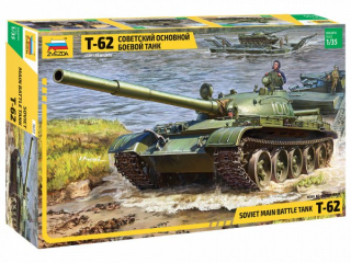 Tank T-62 Soviet Main Battle Tank (Zvezda 1:35)
